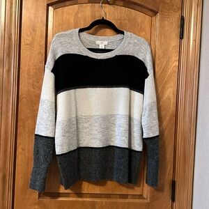 H&M Colorblock Crew Neck Sweater